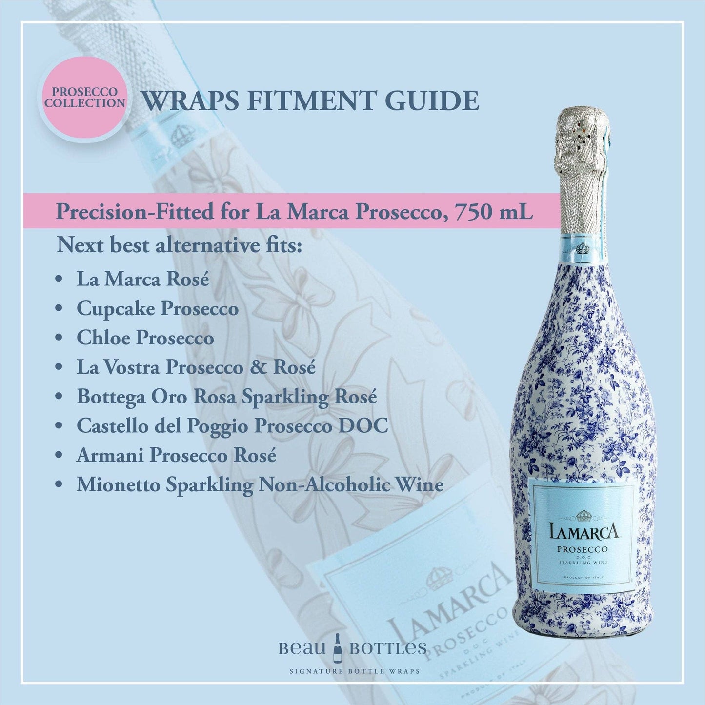 Prosecco Bottle Wrap Collection