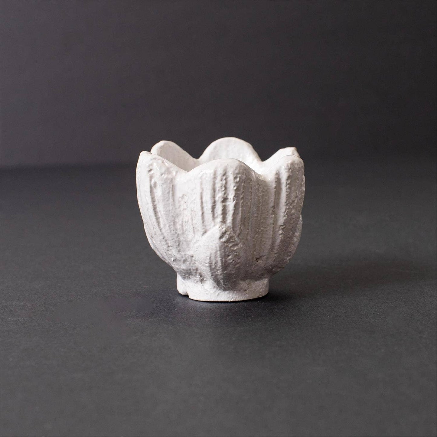 Cast Iron Flower Taper Candle Holder