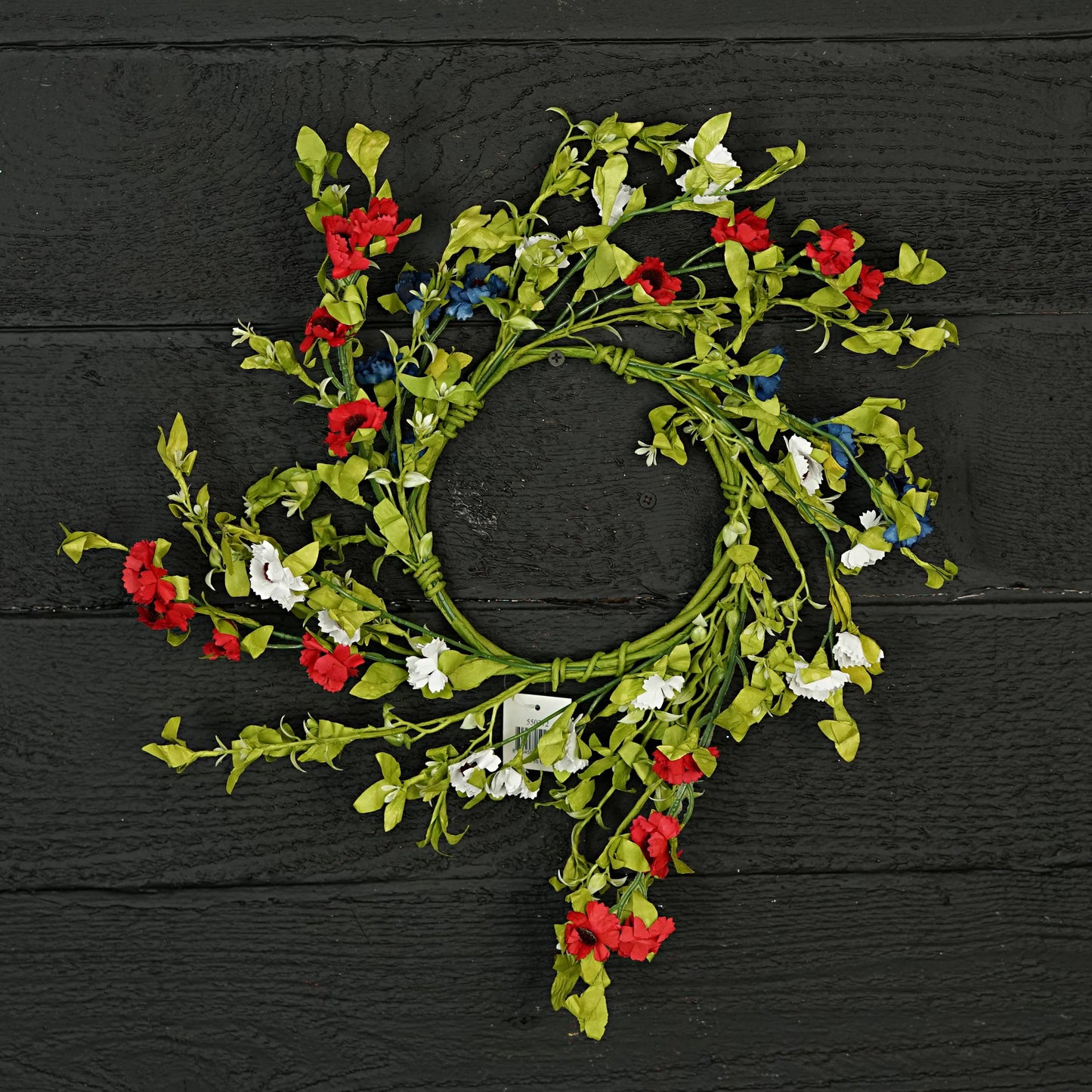 550272- Americana Daisy lossoms-16in(5.5)Wreath-Spring Flora