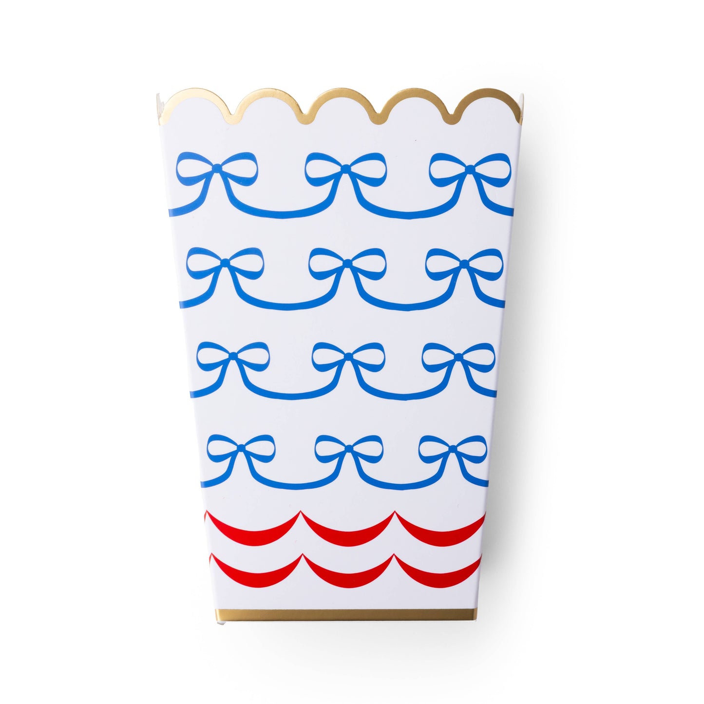 4TH OF JULY BOW FLAG POPCORN BOXES