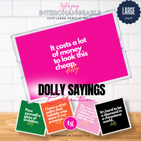 11x17 DOLLY SAYINGS insert set of 10
