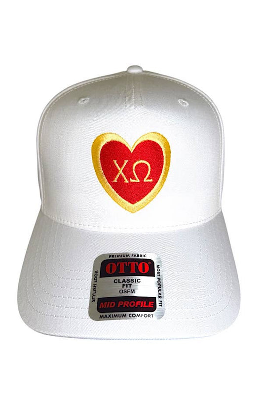 Chi Omega Embroidered Hat