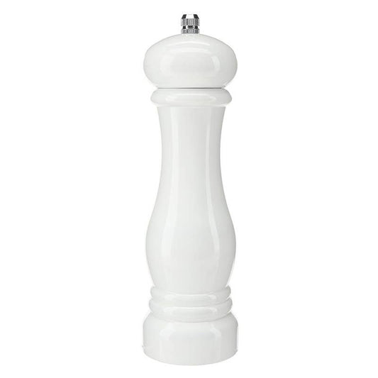 Wood Pepper Mill - White Lacquer