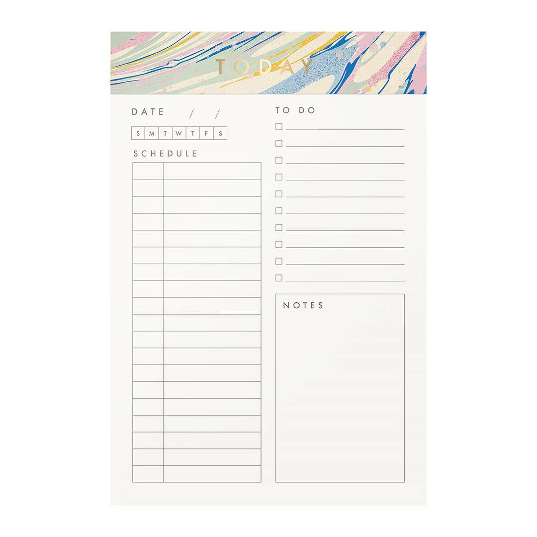 Blue Marble To Do List Pad