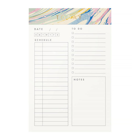Blue Marble To Do List Pad