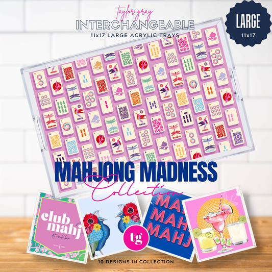 11x17 MAHJONG MADNESS insert set of 10