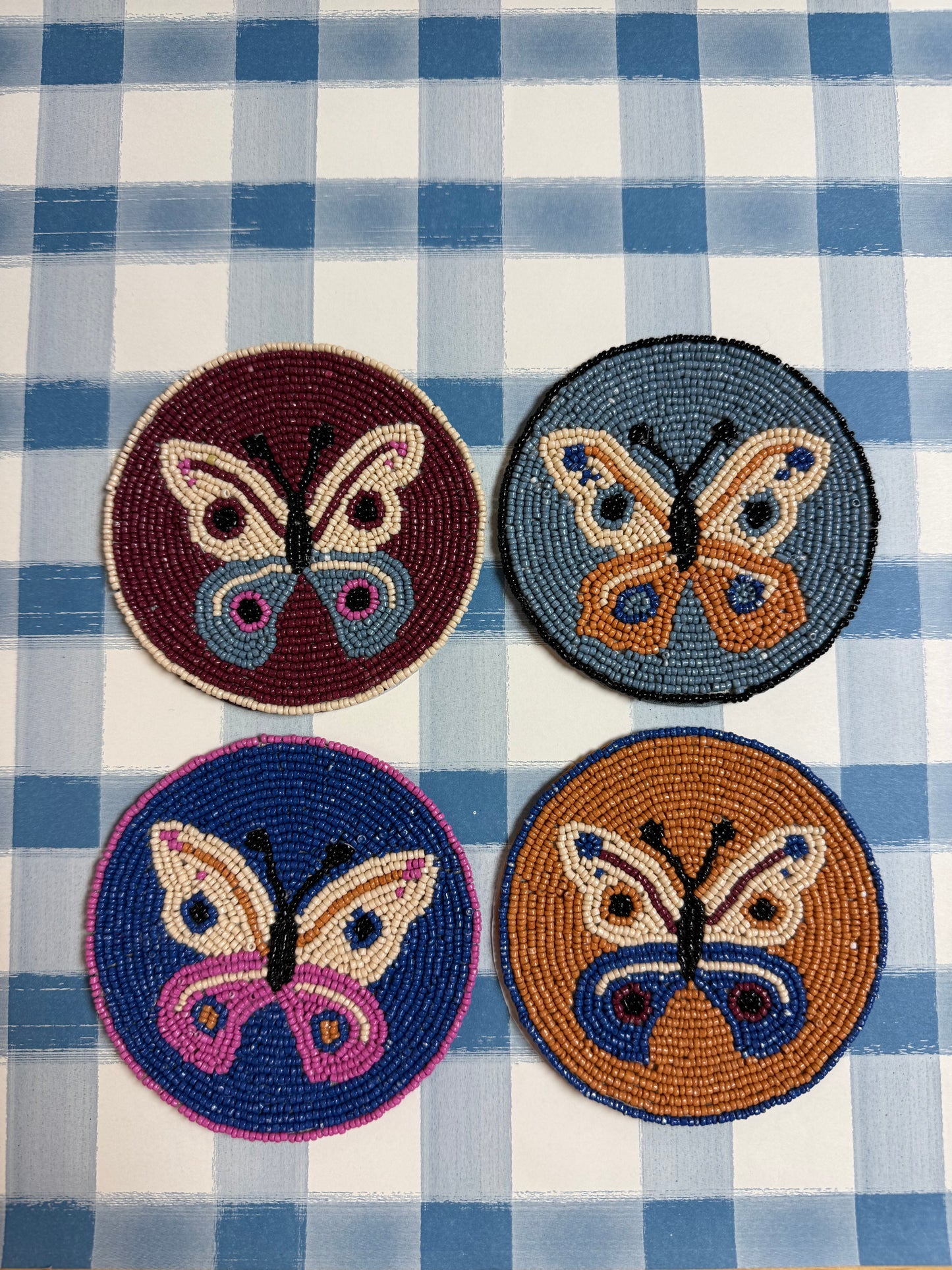 Butterfly Coasters Set of 4