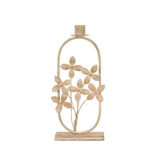 Florence Flower Taper Candle Holder