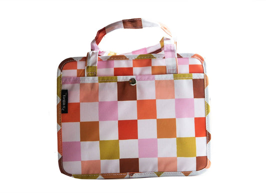 Retro Check Bible Carrier Bag